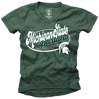 Michigan State Wes and Willy Kids Blend Slub Tee