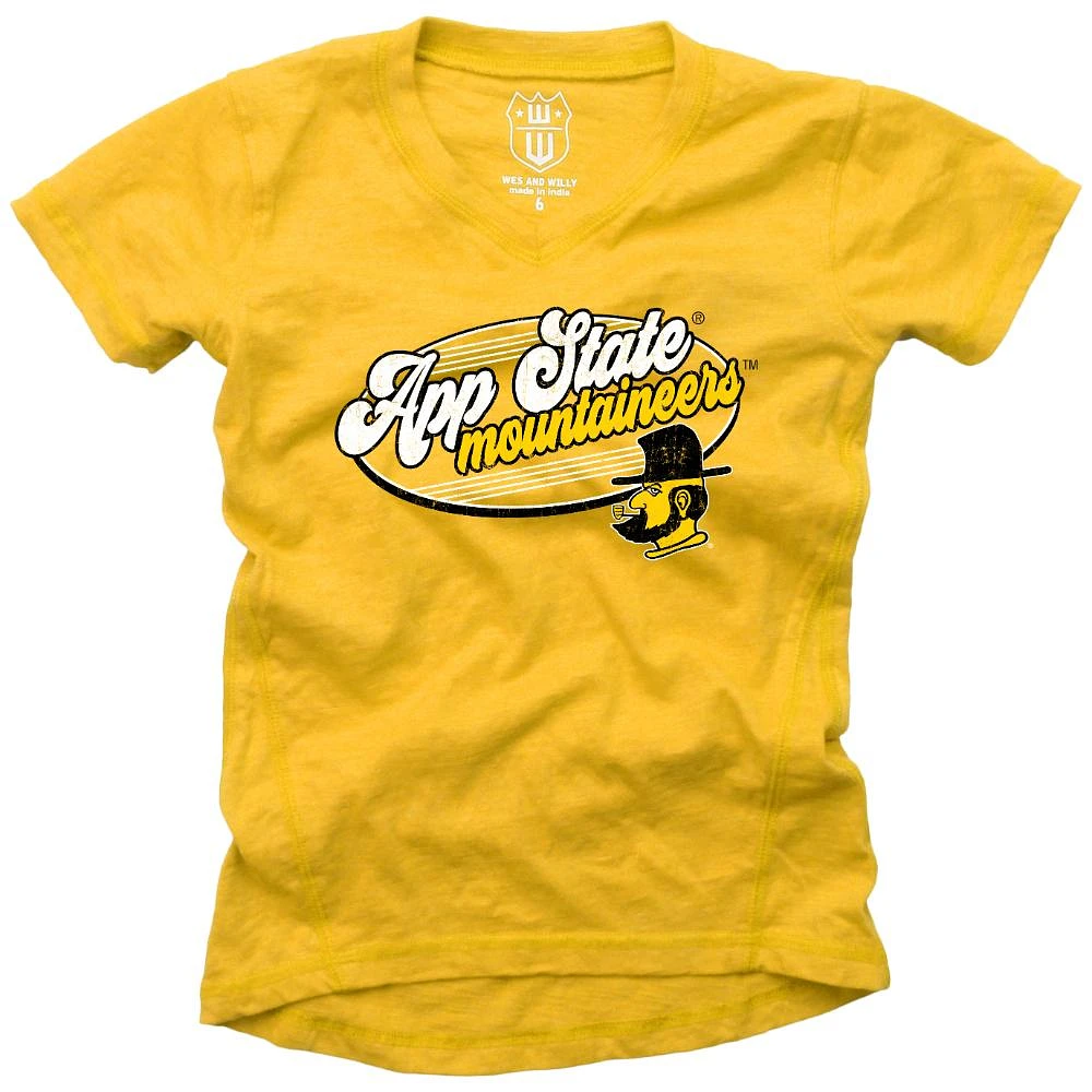 App State Wes and Willy Kids Blend Slub Tee