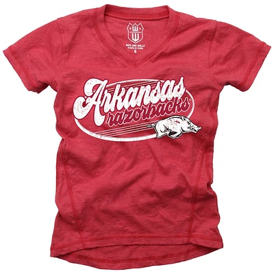 Arkansas Wes and Willy Kids Blend Slub Tee