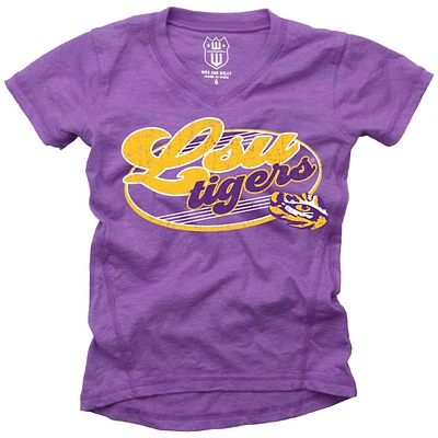 LSU Wes and Willy YOUTH Blend Slub Tee