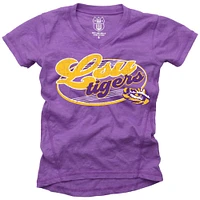LSU Wes and Willy Kids Blend Slub Tee