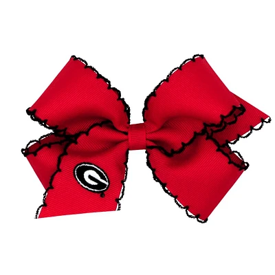 Georgia Wee Ones Medium Moonstitch Embroidered Logo Bow
