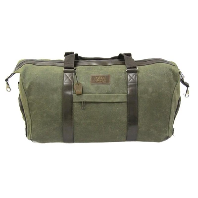 Auburn Zep-Pro Olive Waxed Canvas Weekender Bag