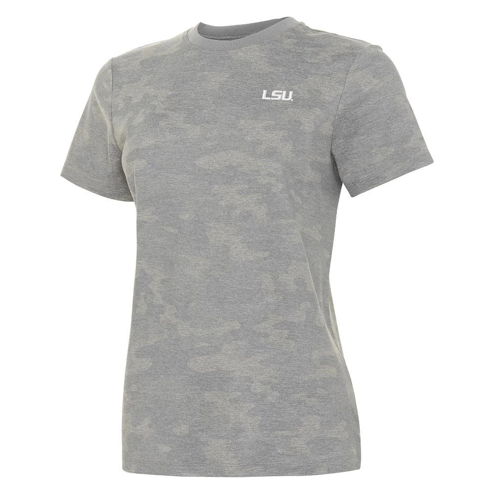 LSU Antigua Women's Rogue Brushed Camo Tee