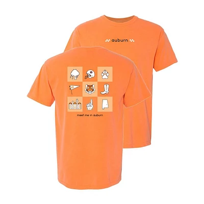 Auburn Summit Checker Icons City Comfort Colors Tee