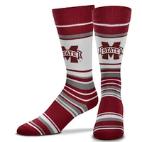 Mississippi State Stripe Dress Socks