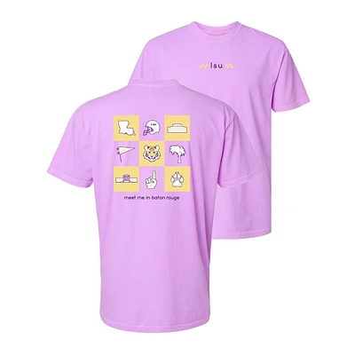 LSU Summit Checker Icons City Comfort Colors Tee