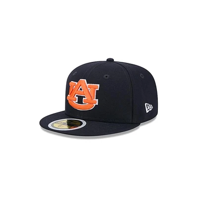 Auburn New Era Kids 5950 AU Logo Flat Bill Fitted Hat