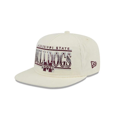 Mississippi State New Era Golfer Throwback Adjustable Cap