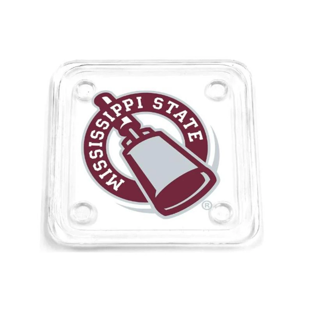 Mississippi State Cowbell Acrylic Coaster