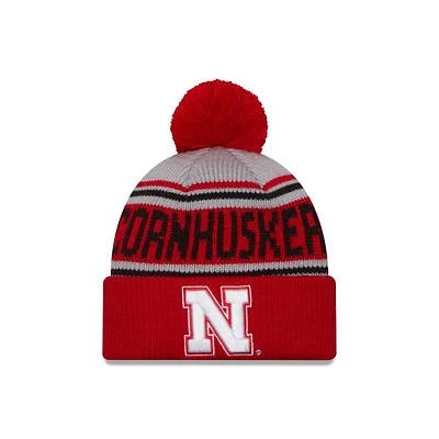 Nebraska New Era YOUTH Knit Cornhuskers Beanie