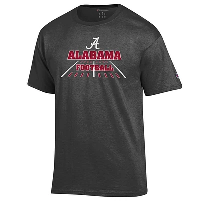 Alabama Champion Wordmark Football Field Tee