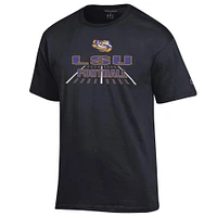 LSU Champion Wordmark Football Field Tee