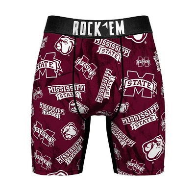 Mississippi State All Over Print Boxer Brief