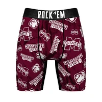 Mississippi State All Over Print Boxer Brief