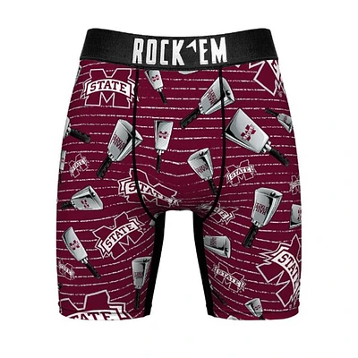 Mississippi State Cowbell Print Boxer Brief