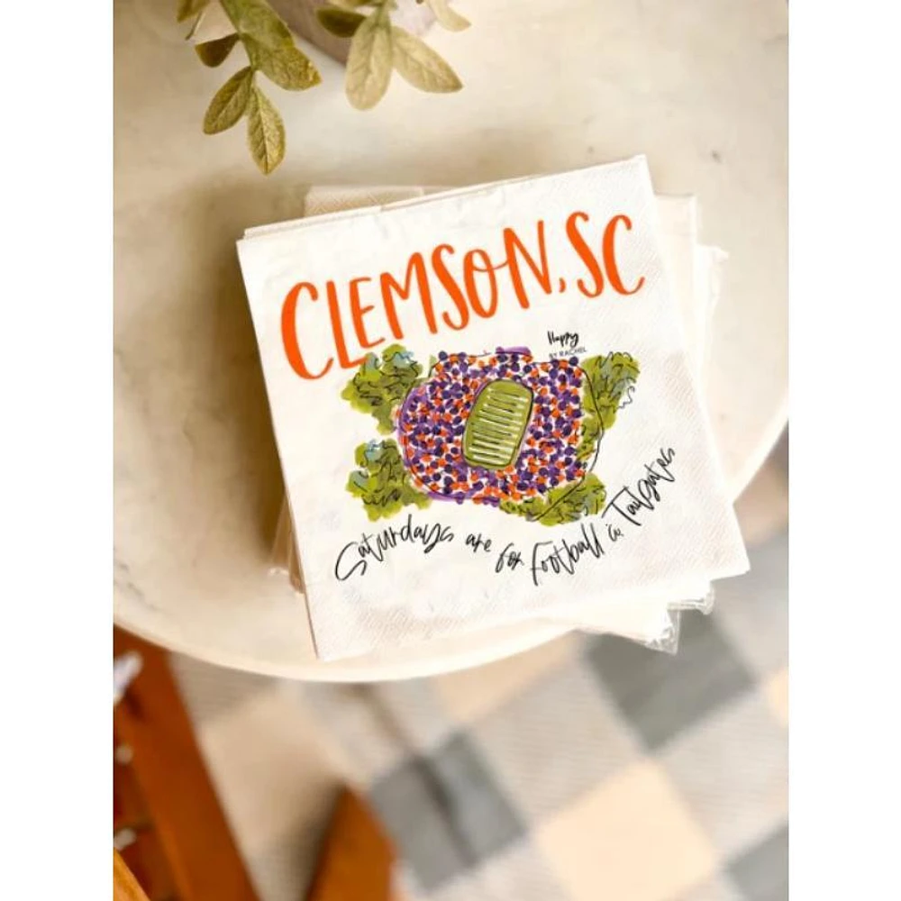 Clemson 20-Pack Tailgate Napkins