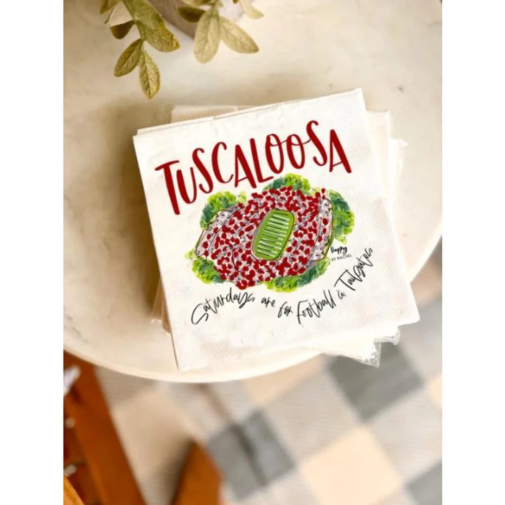 Tuscaloosa 20-Pack Tailgate Napkins