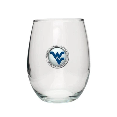 West Virginia Heritage Pewter 12 Oz Stemless Goblet Glass