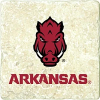 Arkansas Front Hog Logo Coaster