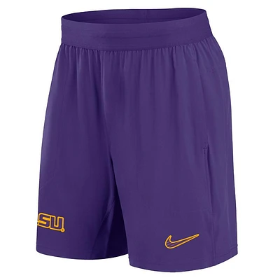 LSU Nike Dri-Fit Woven Sideline Shorts