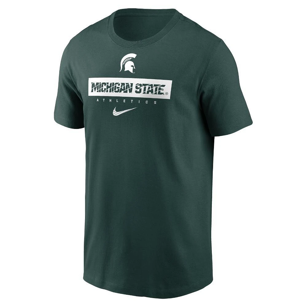 Michigan State Nike Dri-Fit Sideline Team Issue Tee