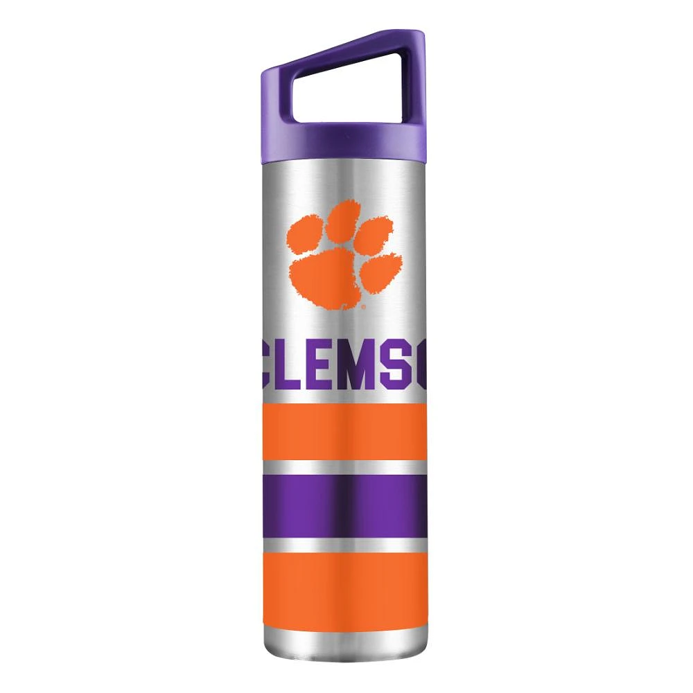 Clemson Gametime Sidekicks 22oz Team Striped Bottle