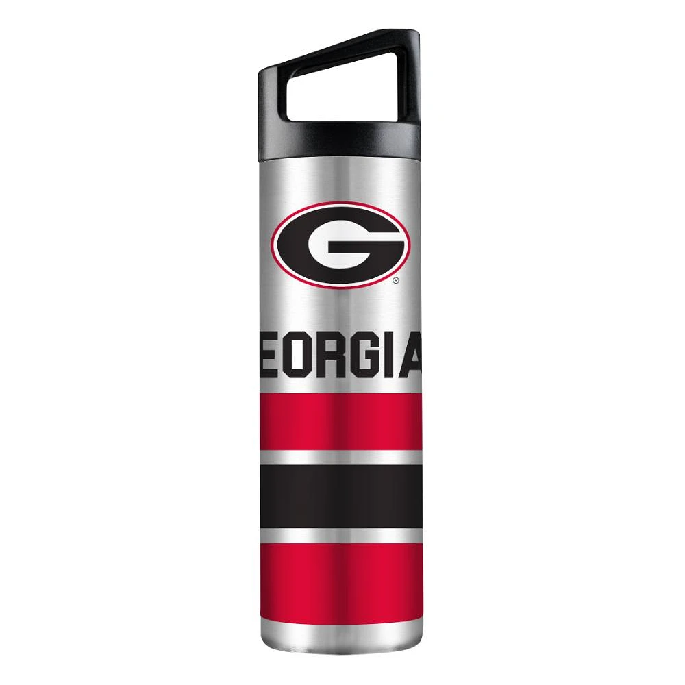 Georgia Gametime Sidekicks 22oz Team Striped Bottle