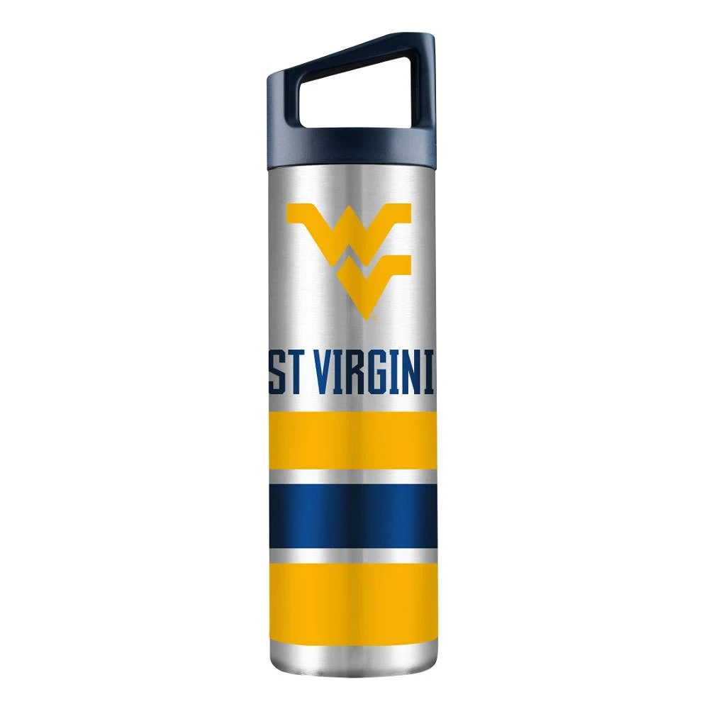 West Virginia Gametime Sidekicks 22oz Team Striped Bottle