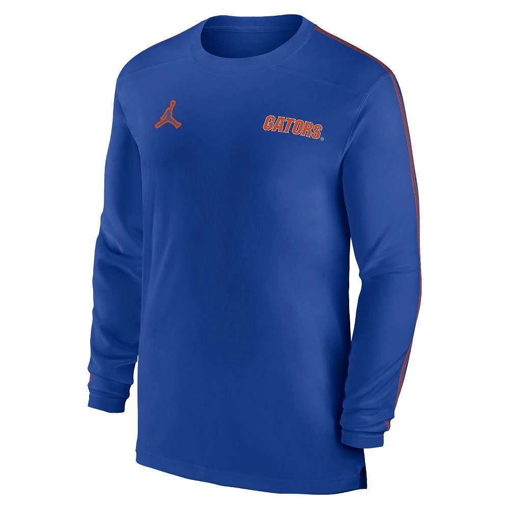 Florida Jordan Brand Dri-Fit Sideline UV Coach Long Sleeve Top