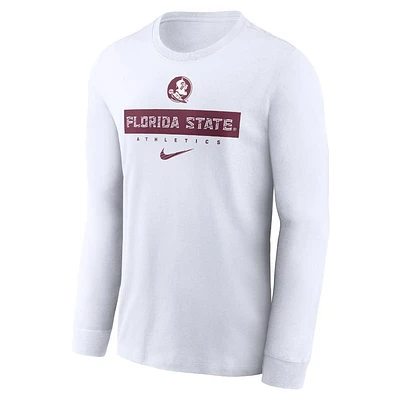 Florida State Nike Dri-Fit Sideline Team Issue Long Sleeve Tee