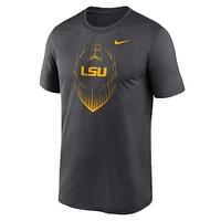 LSU Nike Legend Football Icon Tee