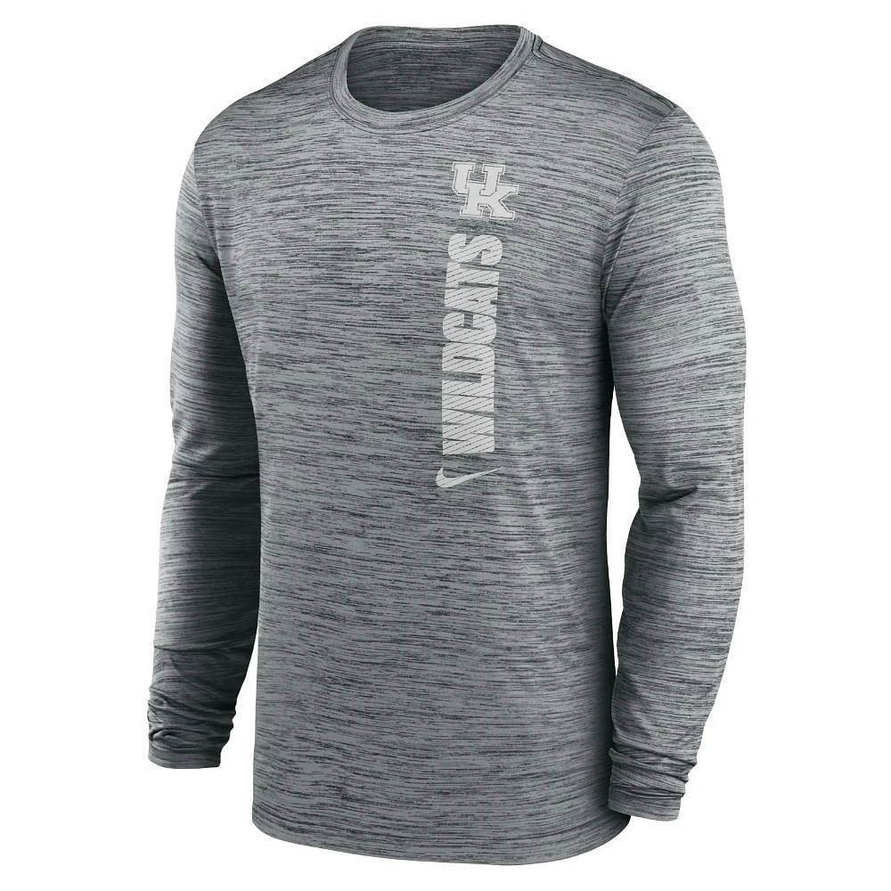 Kentucky Nike Dri-Fit Sideline Velocity Long Sleeve Tee