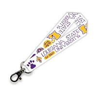 LSU Julia Gash Satin Keystrap