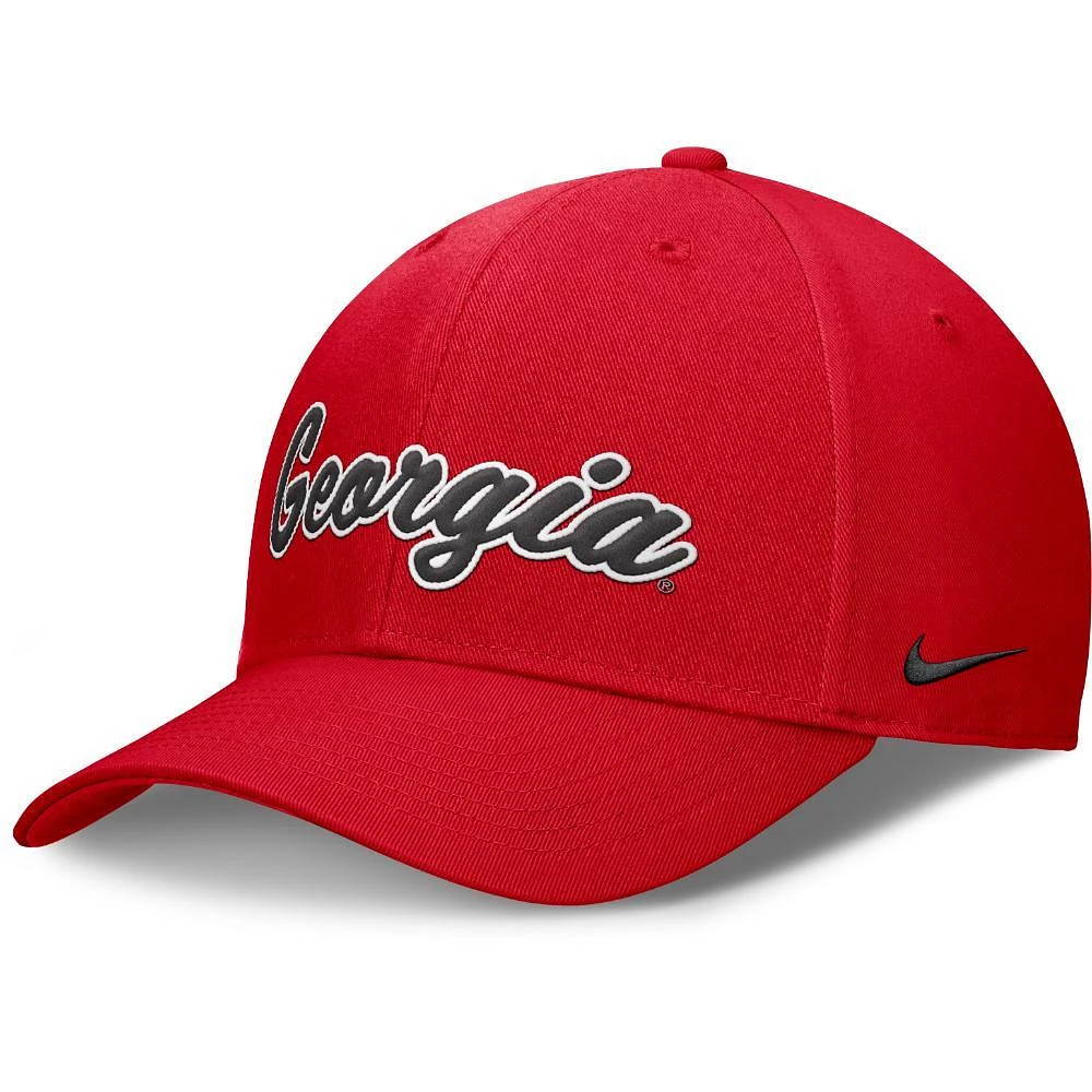 Georgia Nike Club Adjustable Strap Cotton Cap