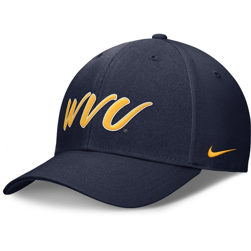 West Virginia Nike Club Adjustable Strap Cotton Cap