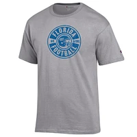 Florida Champion Circle Helmet Football Distressed Tee