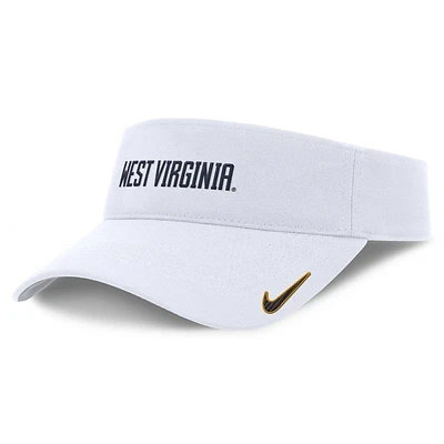 West Virginia Nike Dri-Fit Sideline Ace Visor