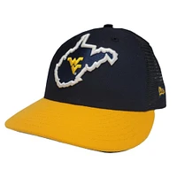 West Virginia New Era Vault WV Over State Trucker Hat