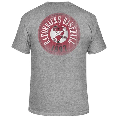 Arkansas Vault Razorbacks Baseball Circle Logo Tee