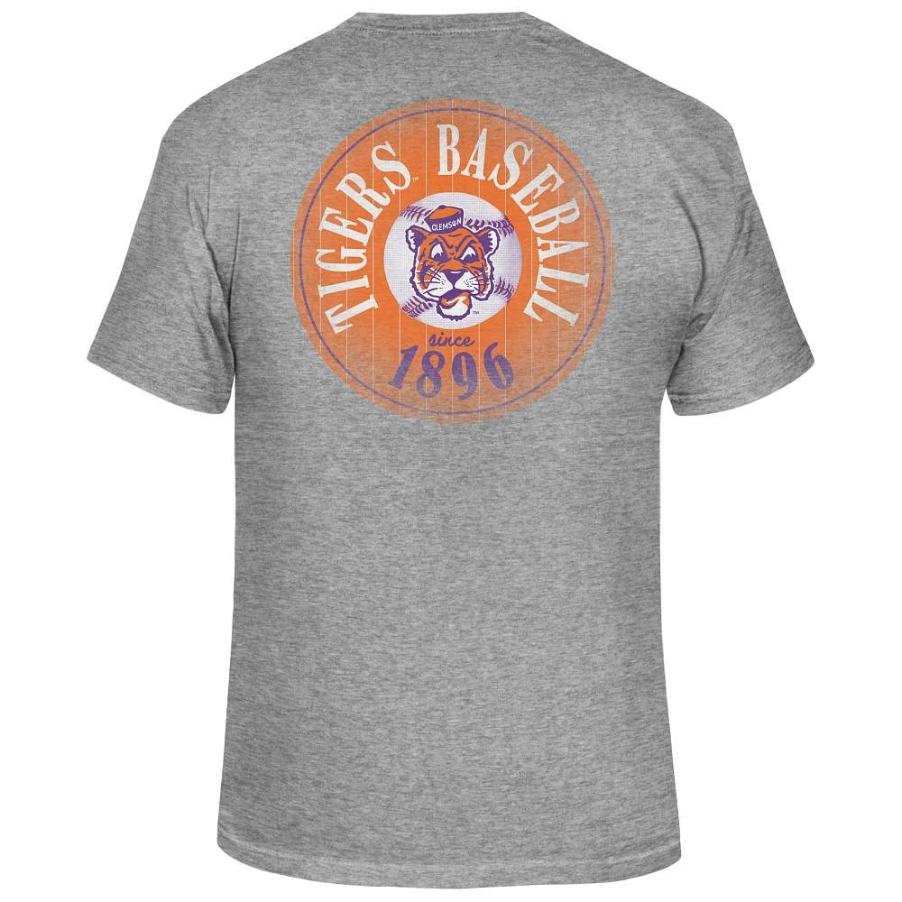 Clemson Vault Tigers Baseball Circle Logo Tee