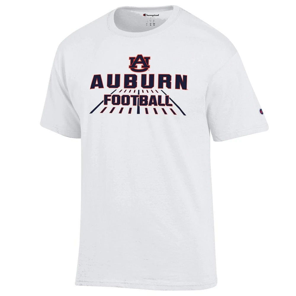 Auburn Champion Wordmark Football Field Tee