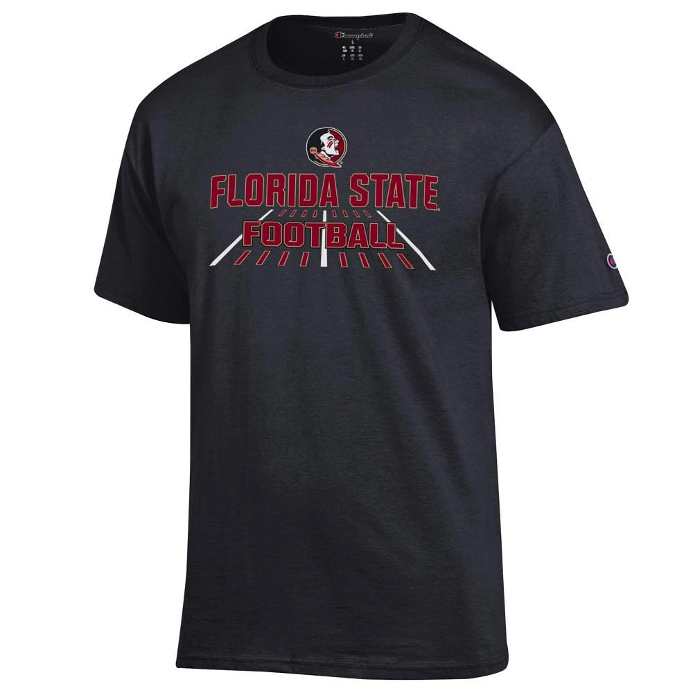 Florida State Champion Wordmark Football Field Tee