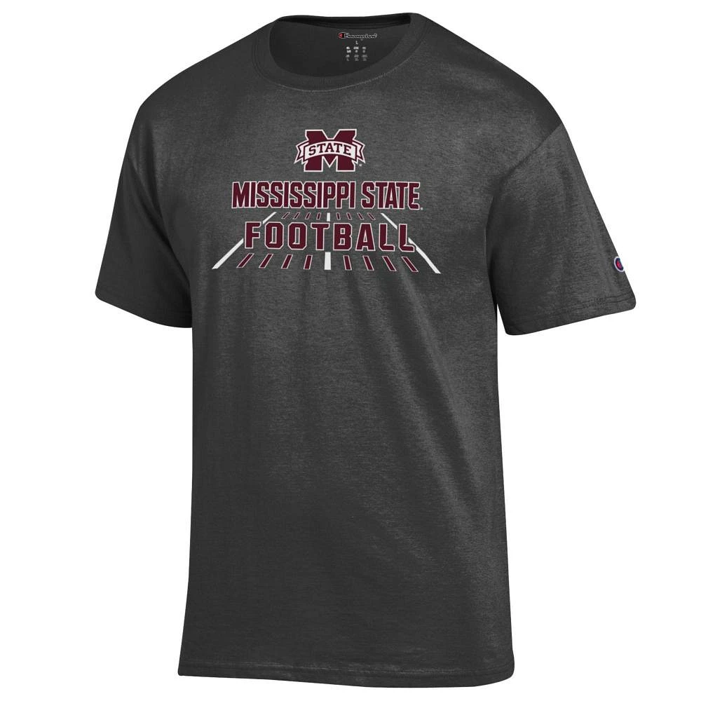 Mississippi State Champion Wordmark Football Field Tee