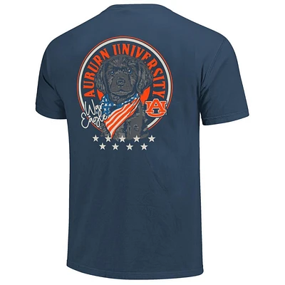 Auburn Tigers Image One American Pup Bandana Comfort Colors Tee