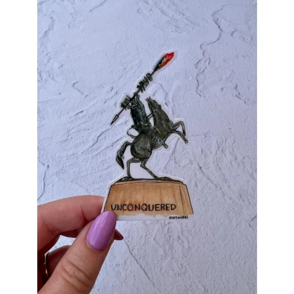 Florida State Unconquered Statue Sticker