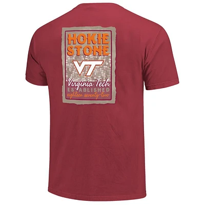 Virginia Tech Image One Hokie Stone Poster Comfort Colors Tee