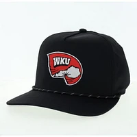 Western Kentucky Vault Legacy Caddy Rope Script Snapback Cap