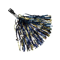 Navy and Gold Shimmer Pom Pom