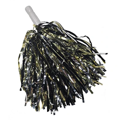 Black, Gold, and Silver Shimmer Pom Pom